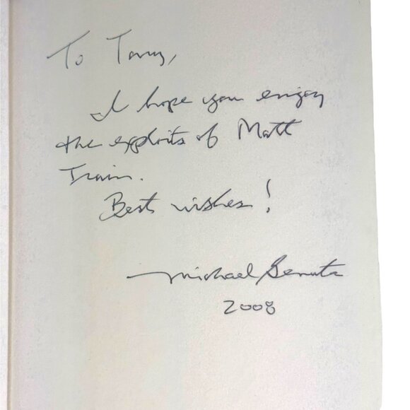 Michael Senuta Author Signed "Matt Train" Hardcover Avalon Western - Picture 3 of 5